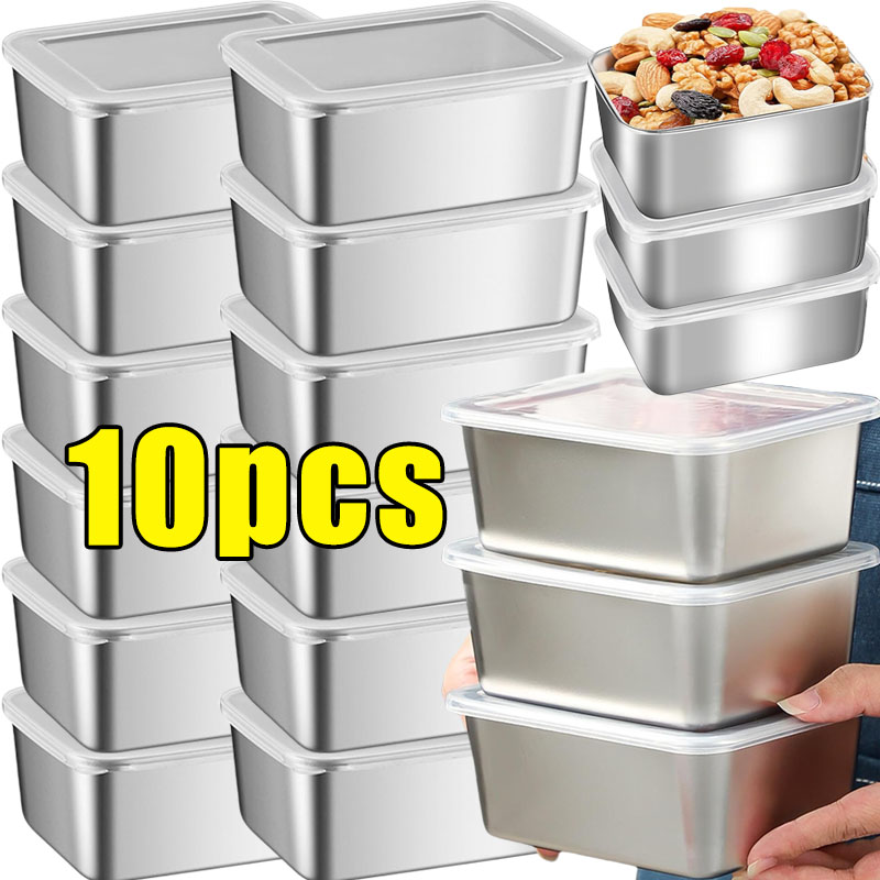 Food Storage Meals - Contenitori per alimenti in acciaio inossidabile