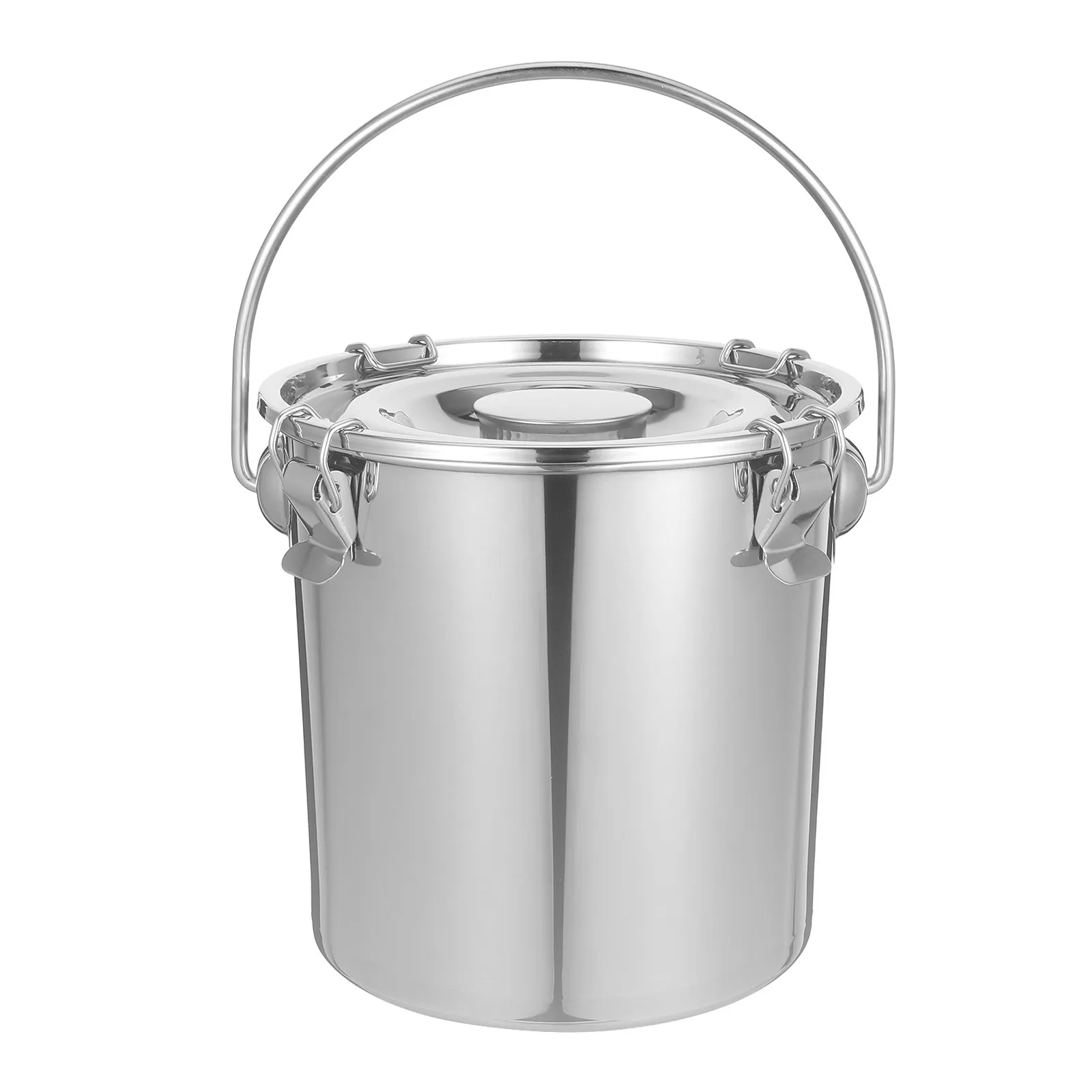 Food Storage Containers - Secchio portatile in acciaio inossidabile, ermetico,