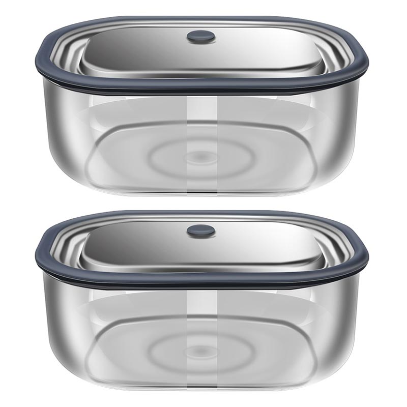 Food Storage Oven Safe - Scatola per il pranzo rettangolare in