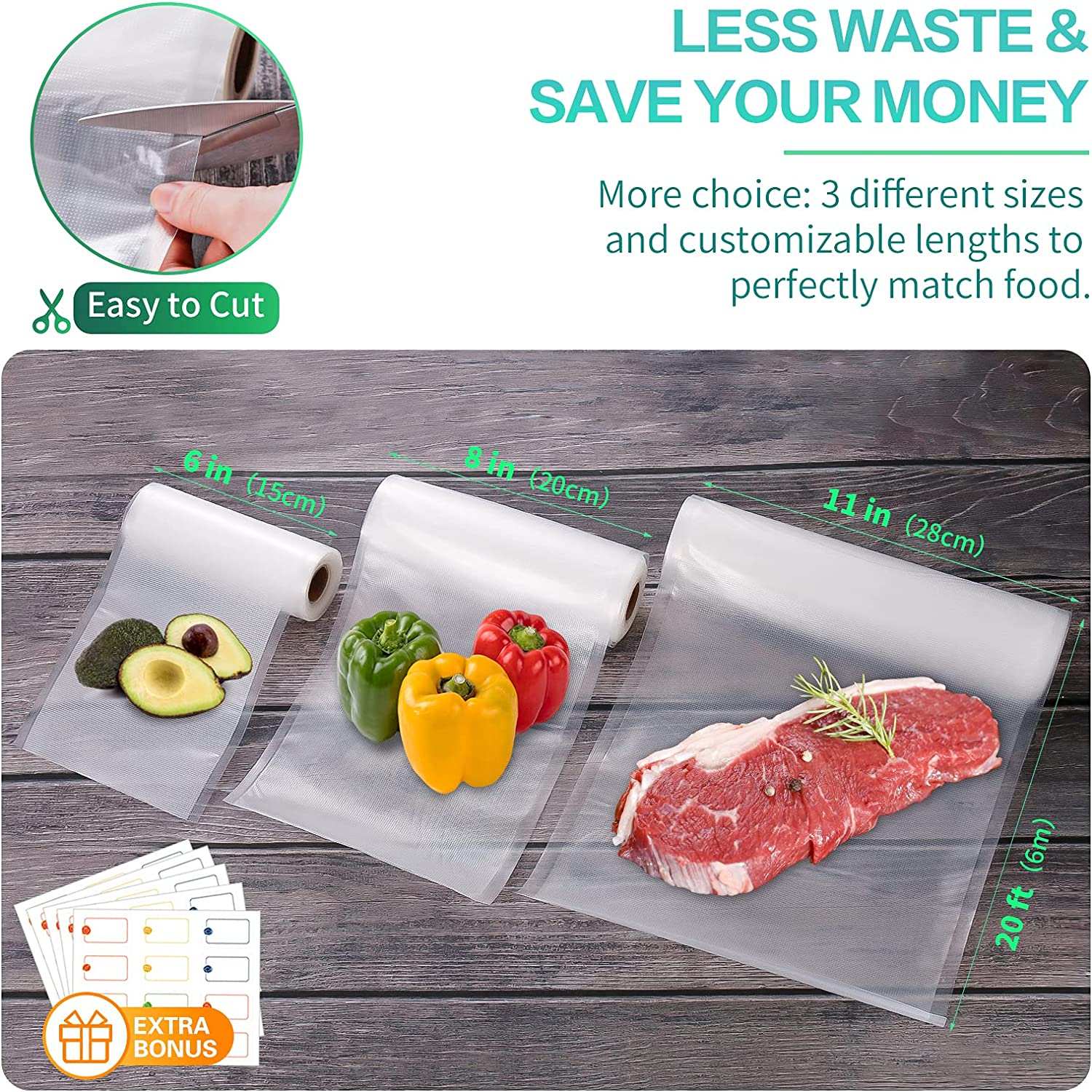 Sacchetti per Sottovuoto da Cu - Food Storage Bag recensione e prezzo