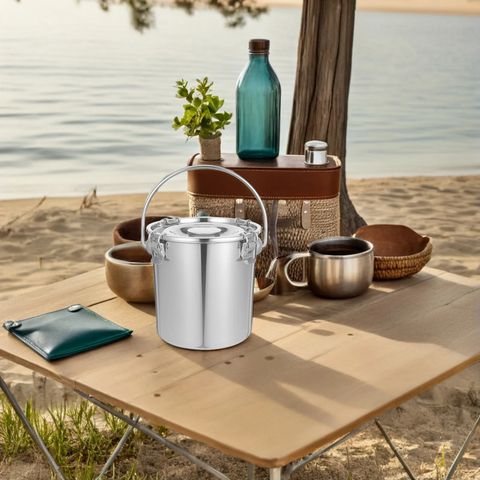 Secchio portatile in acciaio i - Food Storage Containers recensione e prezzo