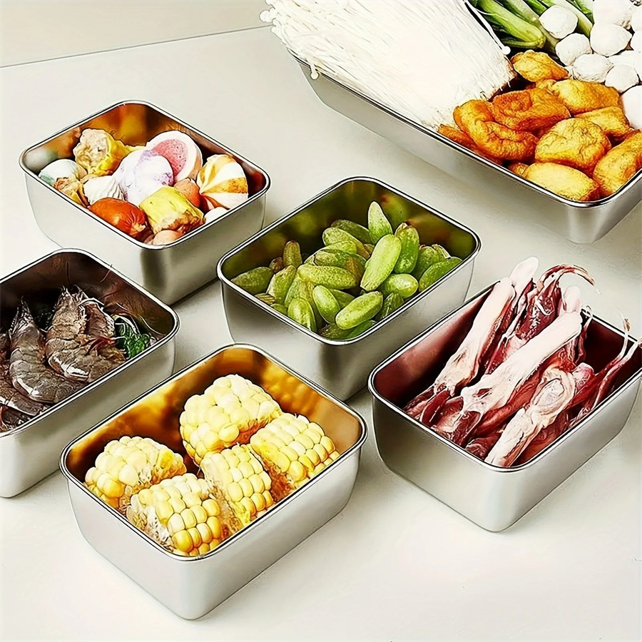 1/3/5 pezzi scatola di conserv - Food Storage Oven Safe recensione e prezzo